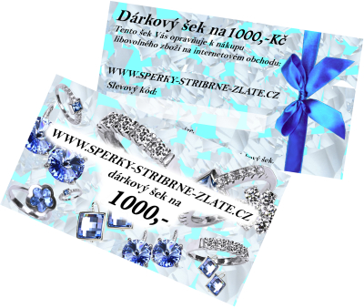 Dárkový šek na 1000,- Kč