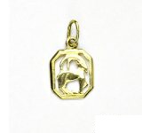 Zlatý přívěsek, žluté zlato, kozoroh, znamení zvěrokruhu, přívěšek, P 127