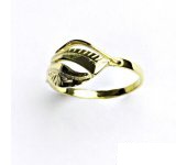 Zlatý prsten, žluté zlato, prstýnek ze zlata, T 818