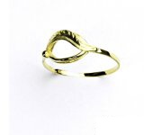 Zlatý prsten, žluté zlato, prstýnek ze zlata, T 814
