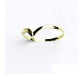 Zlatý prsten, žluté zlato, prstýnek ze zlata, T 809