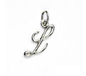 Zlatý přívěsek, písmeno L, bílé zlato, zlaté písmenko, P 437 