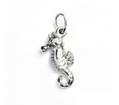 Zlatý přívěsek, bílé zlato, mořský koník, přívěsek ze zlata, P 432