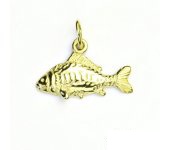 Zlatý přívěsek, žluté zlato, kapřík, přívěsek ze zlata, kapr, P 430