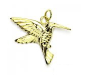 Zlatý přívěsek, žluté zlato, kolibřík, přívěšek ze zlata, P 165