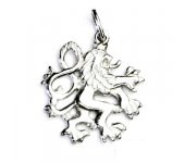 Zlatý přívěsek, přívěsek ze zlata, Český lev, bílé zlato, P 844 