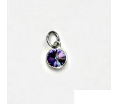 Zlatý přívěsek se Swarovski krystalem vitrail light,  bílé zlato, P 1336