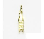 Zlatý přívěsek - Prašná brána, žluté zlato