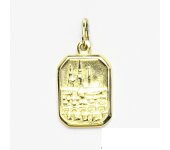 Zlatý přívěsek - Praha, žluté zlato, P 711 
