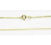 Zlatý náramek, žluté zlato, Cable MO4D 0,40, anker, délka 20 cm