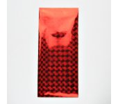 Lesklý červený sáček, balící sáček, dárkový sáček 34105.D7