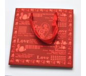 Červená dárková taška, 317080, taška na dárky