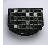 Kufřík na stříbrné a zlaté šperky, šperkovnice černostříbrná