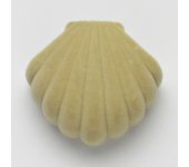 Sametová krabička na šperky, béžová mušle,18604.06