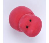 Sametová krabička na šperky, hroch růžový, FU-71/A5