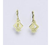 Zlaté dětské náušnice žluté zlato 8