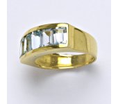 Prsten žluté zlato 5,3 g 18 karátů