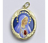 Zlatý přívěšek Madonka kameninová, žluté zlato, (MS), P 1013 madonka