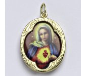 Zlatý přívěšek Madonka kameninová, žluté zlato, (F), P 1013 madonka