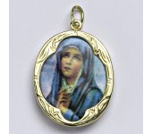Zlatý přívěšek Madonka kameninová, žluté zlato, č.5   P 1013 madonka
