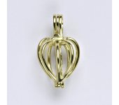 Zlatý přívěsek klícka na perlu či korálek,přívěsek ze žlutého zlata, P 957