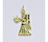 Zlatý přívěsek,znamení zvěrokruhu panna,žluté zlato,14 kt, P 982