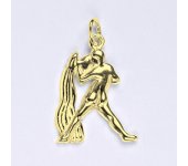 Zlatý přívěsek,znamení zvěrokruhu vodnář,žluté zlato,14 kt, P 982