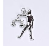 Zlatý přívěsek, znamení zvěrokruhu váha, bílé zlato,14 kt, P 941