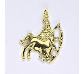 Zlatý přívěsek,znamení zvěrokruhu střelec,žluté zlato,14 kt, P 982 