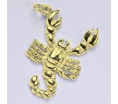 Zlatý přívěsek, znamení zvěrokruhu štír, žluté zlato,14 kt, P 941