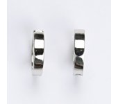 Zlaté náušnice, náušnice ze zlata, bílé zlato, kruhy, váha 3,01 g