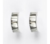 Zlaté náušnice, bílé zlato, kroužky, náušnice ze zlata, 1,87 g