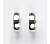 Zlaté náušnice, bílé zlato, kroužky, náušnice ze zlata, 3,56 g