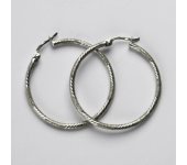 Zlaté náušnice, kruhy, náušnice ze zlata, bílé zlato, 2,93 g