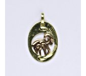 Zlatý přívěsek, přívěsek ze zlata, žluté zlato, znamení zvěrokruhu, Beran, váha 0,80 g